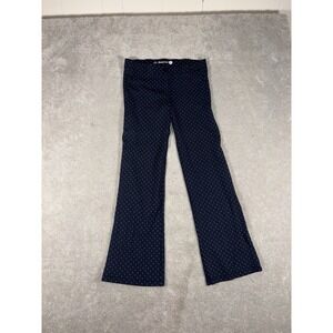 betabrand bootcut dress pants‎ dress pants navy print medium petite